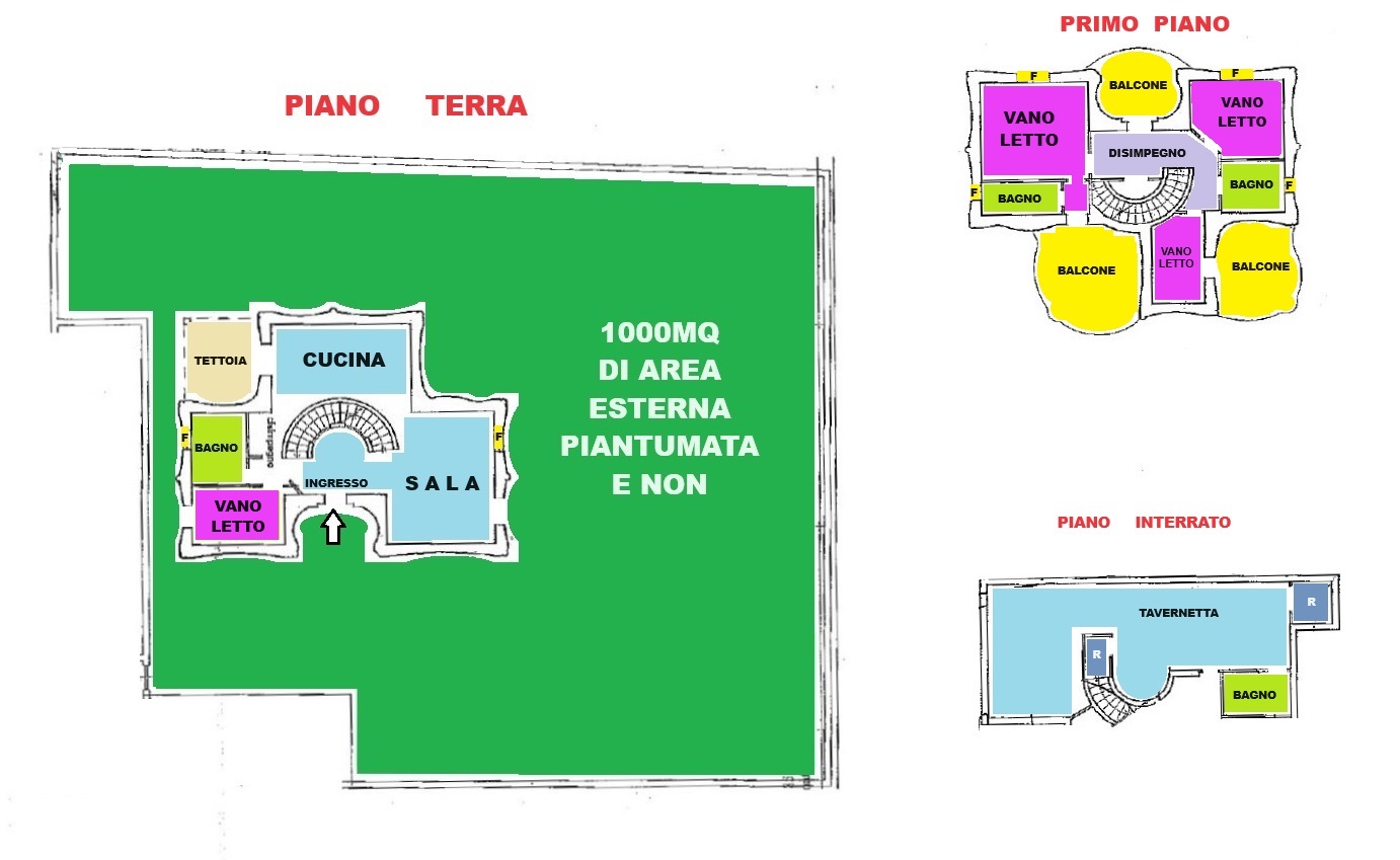 Villa in Vendita a Trani - 3 livelli (1.414/mq)